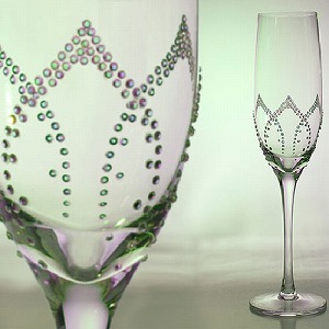 スワロスキー　シャンパングラス